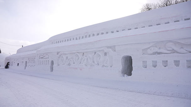 「月山志津温泉雪旅籠の灯り」