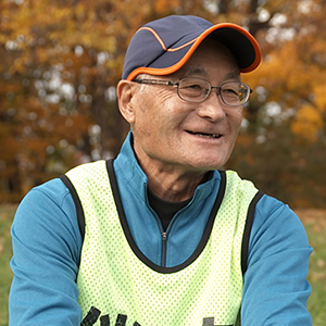 視覚障がい者と一緒に走る　大野雅嘉（おおの・まさよし）80歳